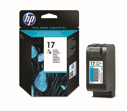 Inkoustová náplň HP 17 tříbarevná