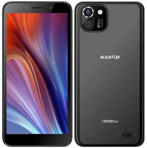 Mobilní telefon Aligator S5550 Duo (AS5550BK) černý - zánovní - 24 měsíců záruka