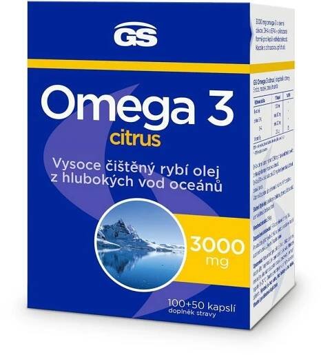 GS Omega 3 Citrus cps.100+50