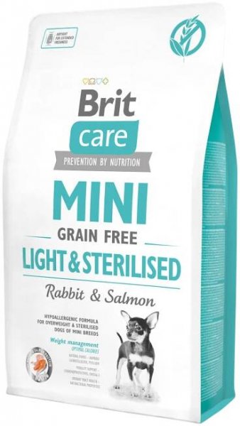 Brit Care Mini Grain Free Light & Sterilised 2kg