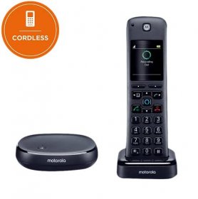 motorola axh01 wireless home telephone with alexa built-in - Motorola