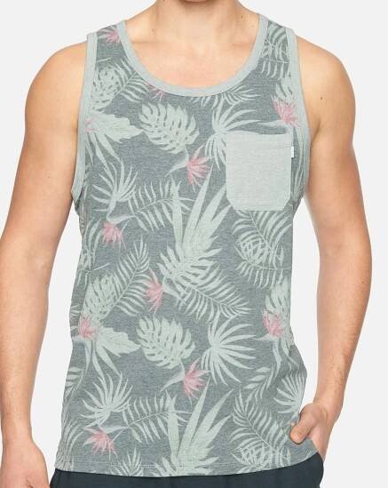 Pánské tílko HURLEY Printed Pocket Tanktop