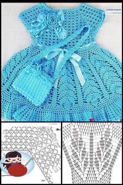 the crochet pattern is shown with instructions to make it