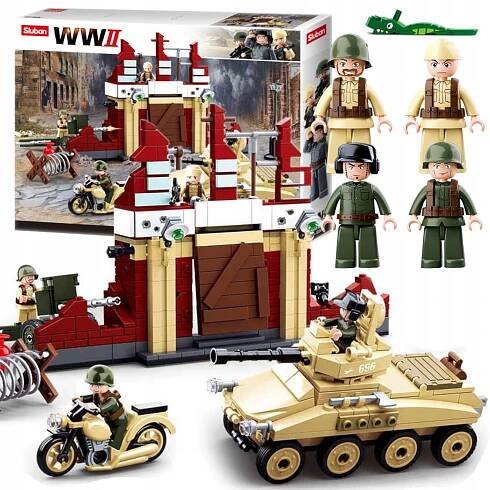 Stavebnice TANK TRANSPORTER PUMA Bitva obrana STALINGRADU + BUNKR ARMÁDA