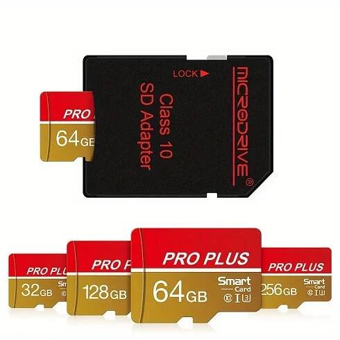 high speed red golden micro tf sd card 8gb 16gb 32gb 64gb 100gb 128gb 256gb micro mini sd card memory card u3 class 10 tf flash cards for sd adapter Product details 2