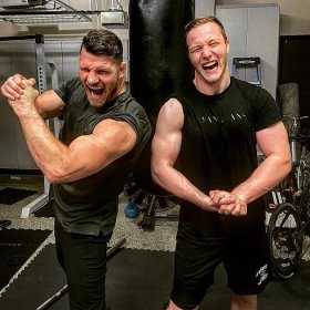 Both of Bisping's sons are showing an interest in fighting