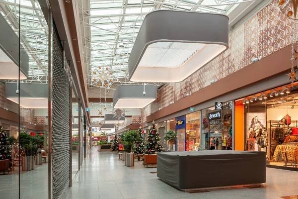 Obchodní a zábavní centrum Olympia Brno – ATEH lightning