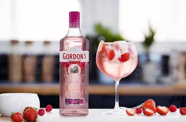 “Buy Gordon’s Pink Gin 1L - Zesty & Fruity | Oaks & Corks”