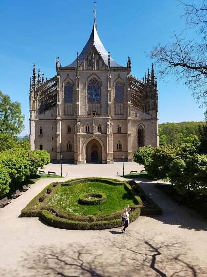 Chrám sv. Barbory - Kutná Hora, výlet karavanom po Česku