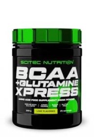 Aminokyselina Scitec Nutrition BCAA + Glutamine Xpress 300 g Příchuť: limeta