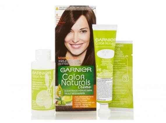 Permanentní barva Garnier Color Naturals 4 středně hnědá