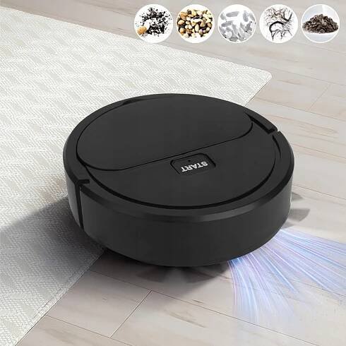 ROBOTICKÝ VYSAVAČ, INTELIGENTNÍ ZAMETACÍ ROBOT S SUPERSÁNÍM, 400 MAH Šířka výrobku 16 cm