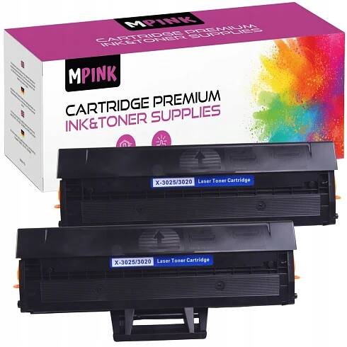 2x NÁHRADNÍ TONER pro XEROX PHASER WORKCENTRE 3020 3025 106R02773 XXL Černý