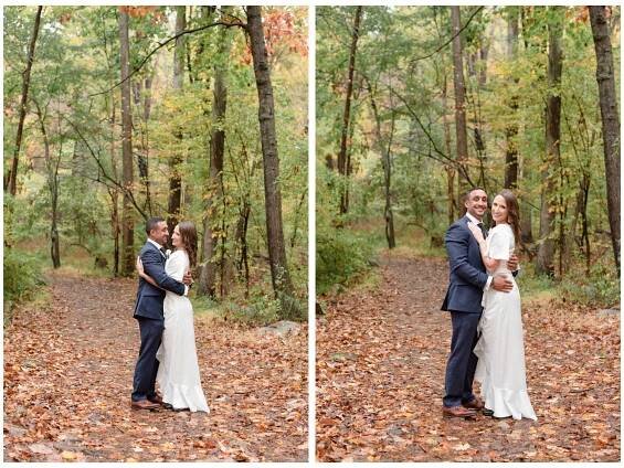 Rainy Putnam Valley Town Hall Wedding - Lin Pernille