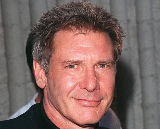 Actor HARRISON FORD at premiere of his new movie, 