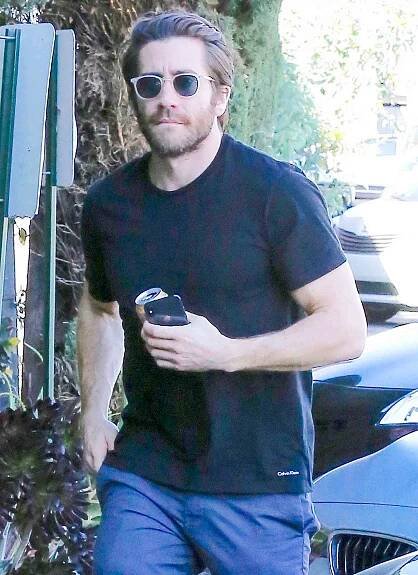 *EXCLUSIVE* Jake Gyllenhaal heads to a studio in LA
