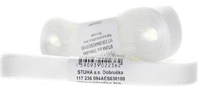 Stuha a.s. Dobruška Bílá 9 mm / svazek od 36 Kč - Heureka.cz