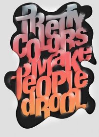 Download Pretty Colors Typography Wallpaper