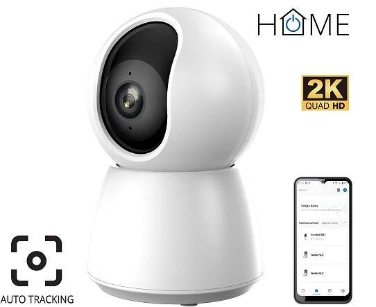 iGET HOME Camera CS4 White otočná 2K kamera s auto tracking