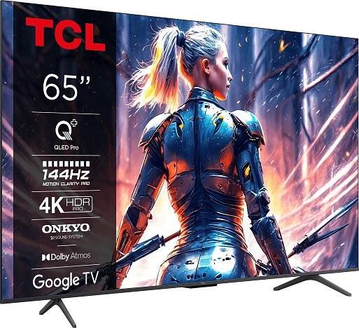 Televizor TCL 55C75B 55" QLED 4K 144Hz Google TV Dolby Atmos HDMI 2.1 120
