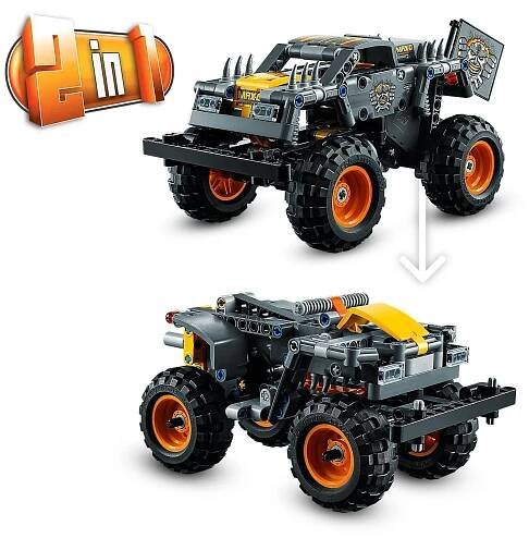 LEGO TECHNIC 42119 MONSTER JAM MAX-D Materiál plast