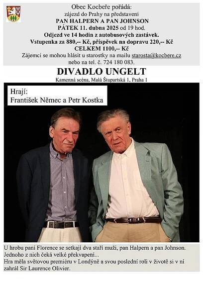 Zájezd do Prahy na divadelní představení