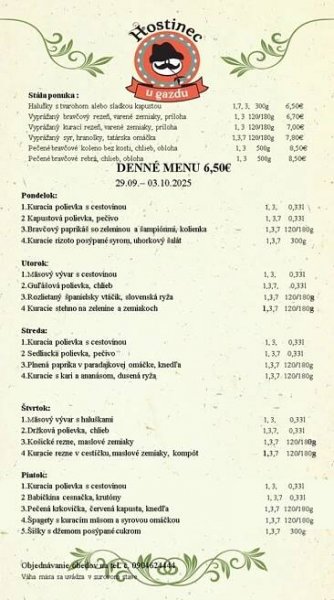 Denné menu Košice - zoznam menu | restauracie.sk