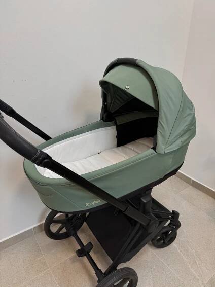 Cybex priam matt black/leaf green, cybex,cybex priam 4