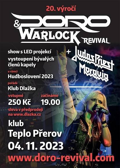 20. VÝROČÍ DORO & WARLOCK REVIVAL + JUDAS PRIEST MORAVIA