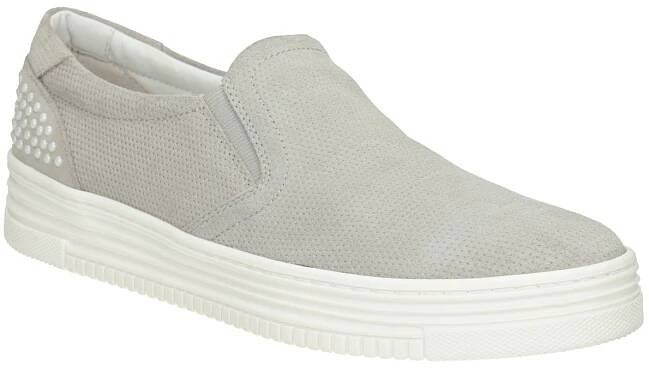 Kožená Slip-on obuv s perforací