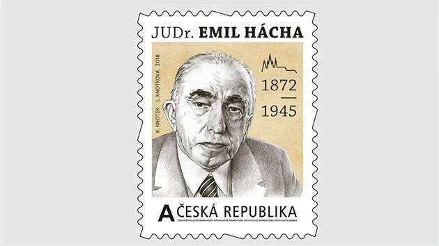 Jediný prezident, který chyběl. Hácha po 80 letech poprvé na známce