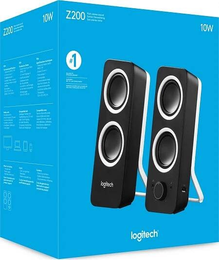 Logitech Z200 Midnight black