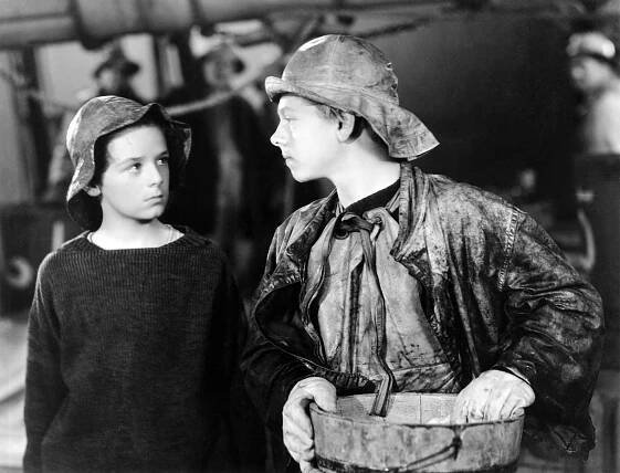 CAPTAINS COURAGEOUS, from left: Freddie Bartholomew, Mickey Rooney, 1937