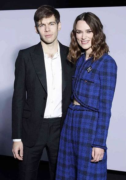James Righton and Keira Knightley attend "Le Grand Numero De Chanel" - Fragance Show
