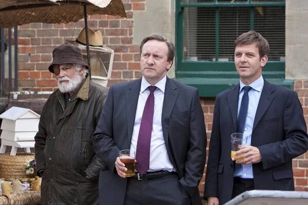 Vraždy v Midsomeru - Série 14 - Z filmu - Neil Dudgeon, Jason Hughes