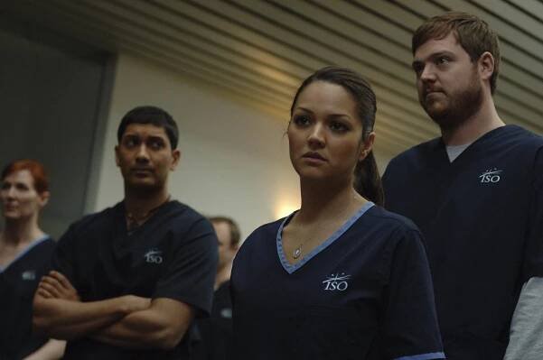 Stav beztíže - Bacon - Z filmu - Paula Garcés, Dylan Taylor