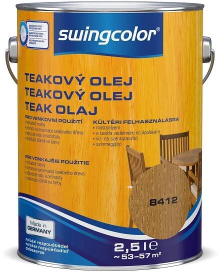 Swingcolor Olej na tvrdé dřevo teak; 2,5 l
