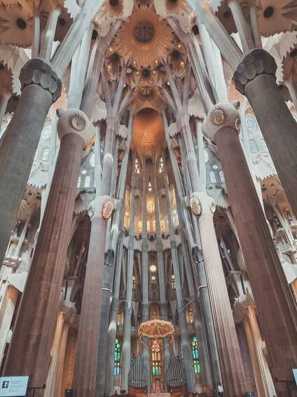 Inside La Sagrada Familia