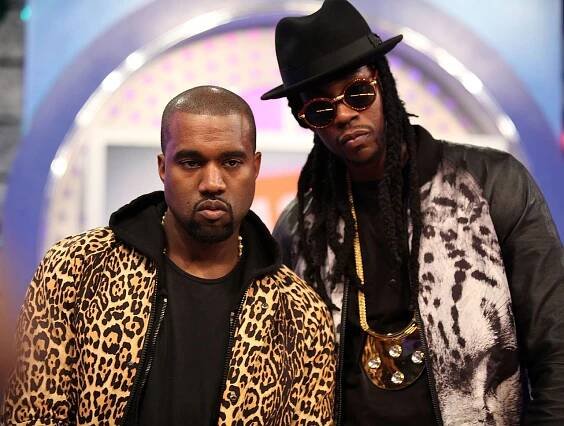 Kanye West et 2 Chainz - 2012 (Robin Marchant)