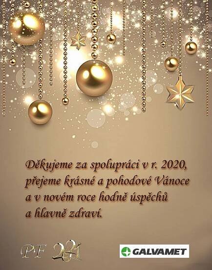 PF 2021 | Galvamet spol. s r.o.