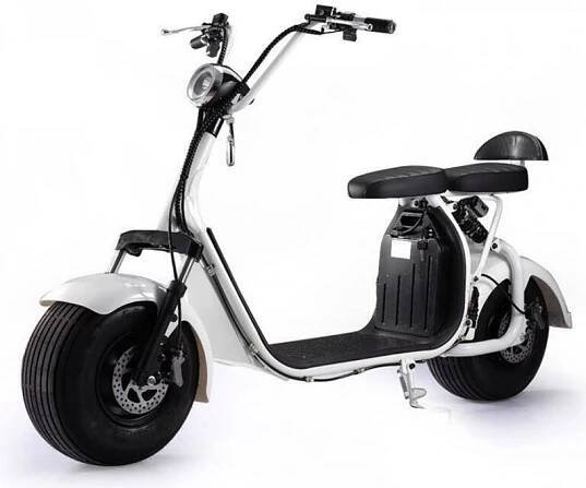 Elektrická koloběžka EcoWheel GR7 12Ah 1000W - stříbrná