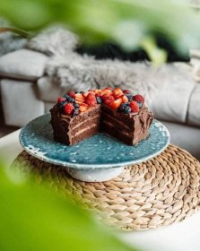 Narozeninový čokoládový dort – i pro vegany