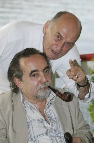 Václav Mareš s režisérem Dušanem Kleinem. 