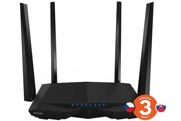 Obchod - Dragon Internet a.s. - Tenda AC6 WiFi AC Router 1200Mb/s, VPN server/klient, WISP, Universal Repeater, 4x5dBi antény