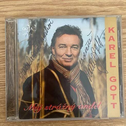 CD Karel Gott – Můj Strážný Anděl ( S PODPISEM) - Hudba na CD
