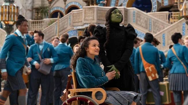 Marissa Bode and Cynthia Erivo in ‘Wicked’