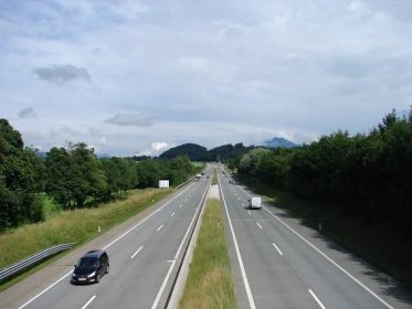 Úsek dálnice Vídeň Sazcburg