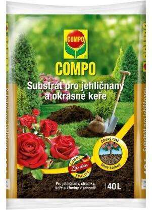 COMPO Substrát pro jehličnany a okrasné keře 40 l