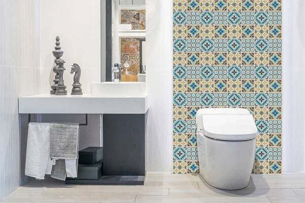 PVC obklad na stěnu Dekorativní vzor 100 x 50 cm Značka Bluedecor