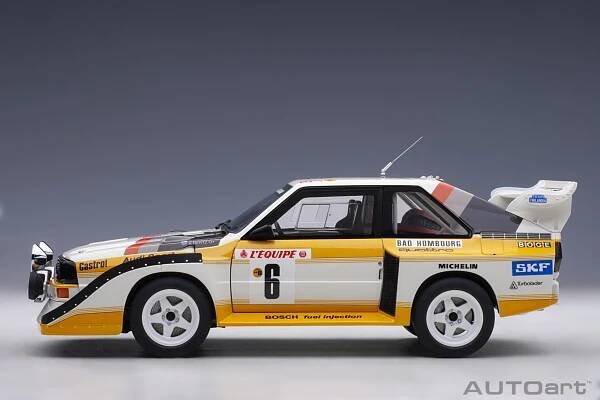 Audi Sport Quattro S1 #6 Rally Monte Carlo 1986 Mikkola/Hertz 1:18 AUTOart